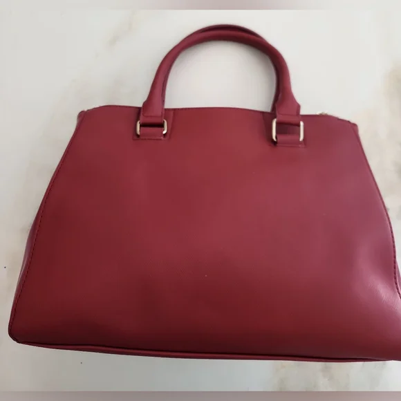Reaction Kenneth Cole Bold Red Satchel - Picture 3 of 10
